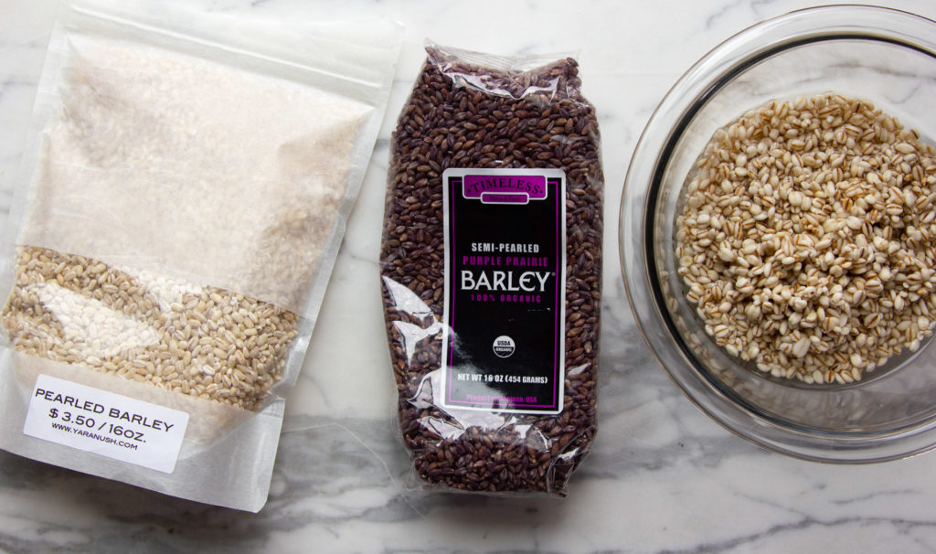 different types of barley