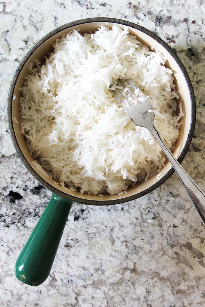 Perfectly cooked Basmati Rice