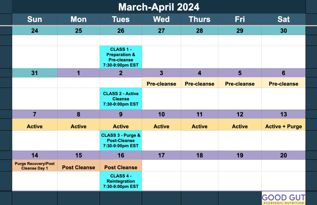 spring cleanse 2024