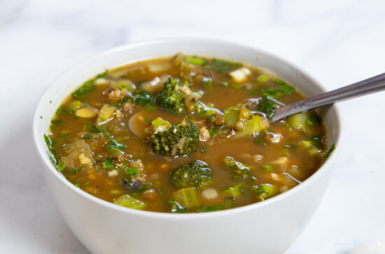 Broccoli Mung Bean Soup